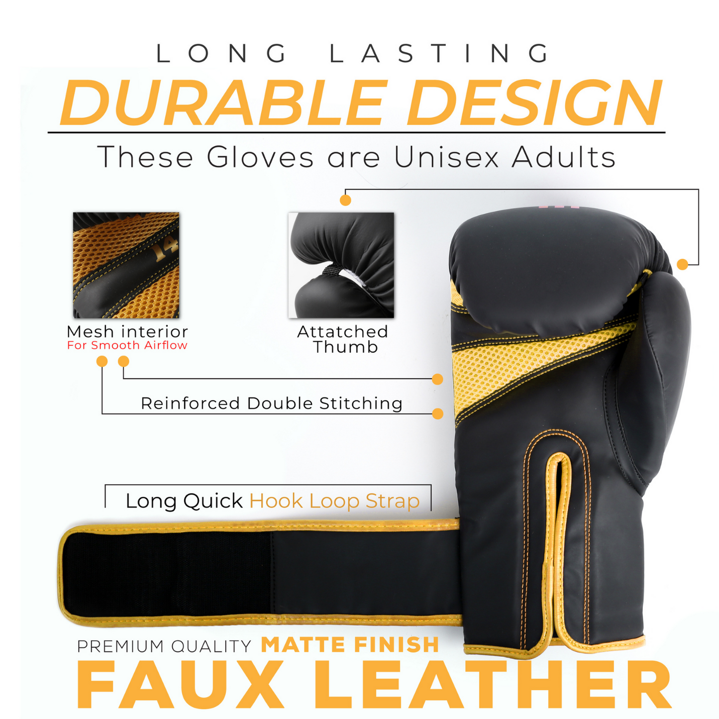 EVO Fitness Golden Boxing Gloves and Focus Pads Deal