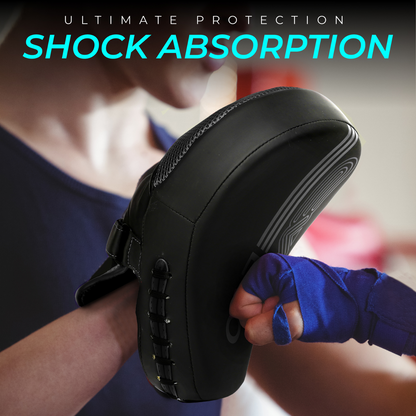 EVO Fitness Black Boxing Gloves and Focus Pads Deal