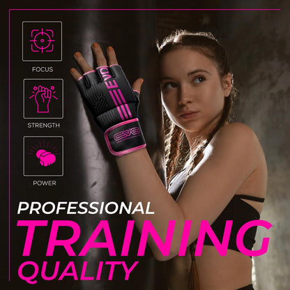 EVO Fitness Predator Series Pink MMA Gloves