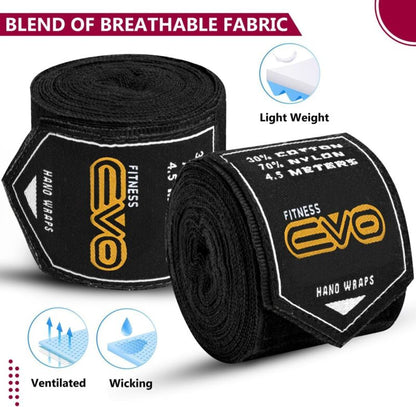 EVO Fitness Boxing Hand Wraps