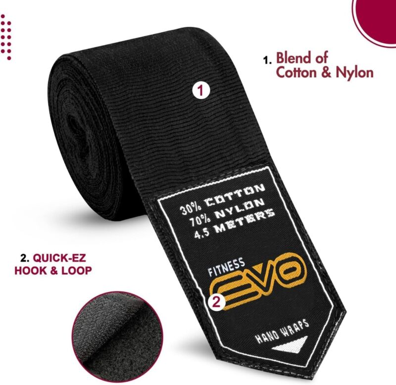 EVO Fitness Boxing Hand Wraps