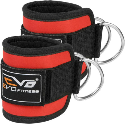 EVO Fitness Gym Ankle Cuffs (Pair)