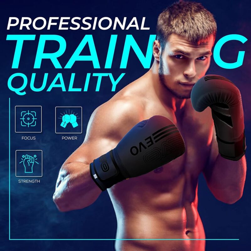 EVO Fitness Predator Series Boxing Gloves