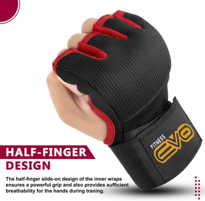 EVO Fitness Gel Boxing Hand Wraps Inner Gloves