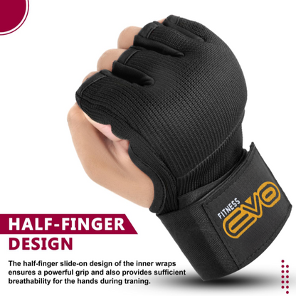 EVO Fitness Gel Boxing Hand Wraps Inner Gloves