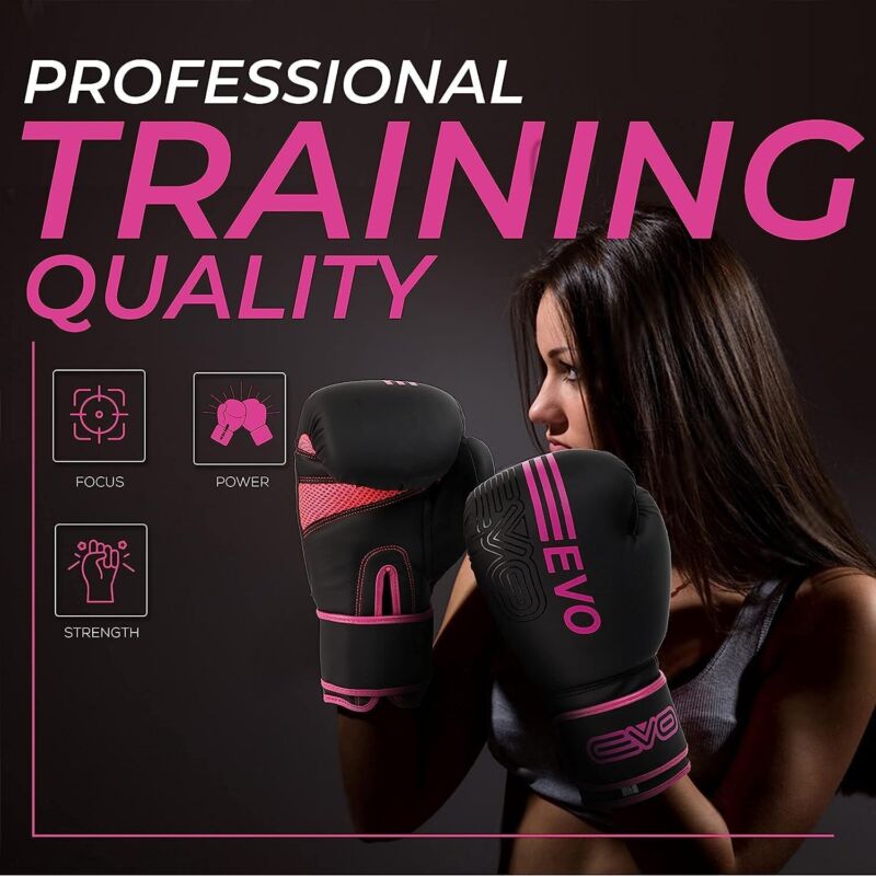 EVO Fitness Predator Series Boxing Gloves