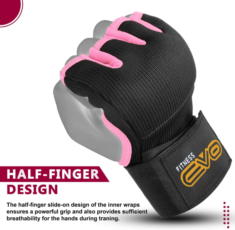 EVO Fitness Gel Boxing Hand Wraps Inner Gloves