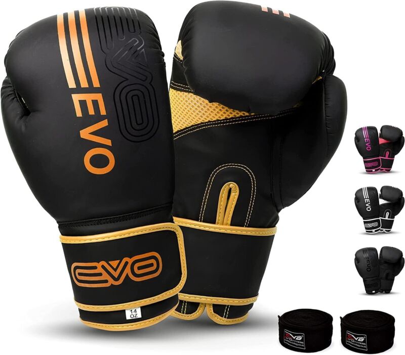 EVO Fitness Predator Series Boxing Gloves